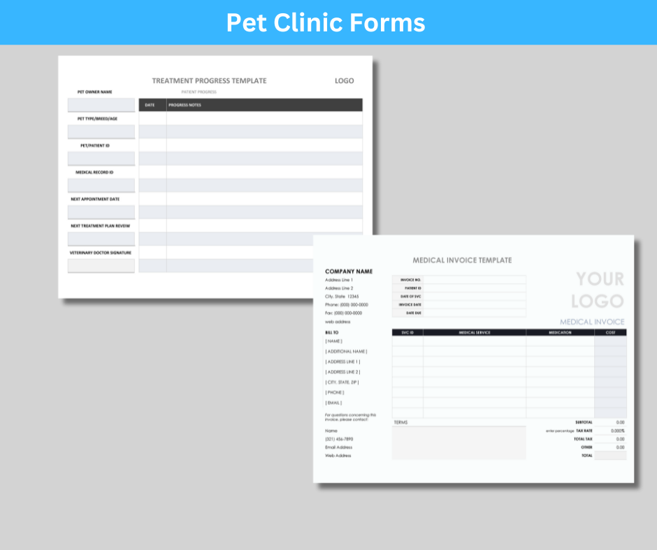 Streamline Your Pet Clinic Operations – 20+ Ready-to-Use Forms & Management App