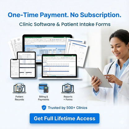 Clinic Software with Patient Forms and Documentation Templates