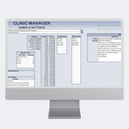 Clinic Manager Pro Software & Forms