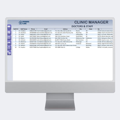 Clinic Manager Pro Software & Forms
