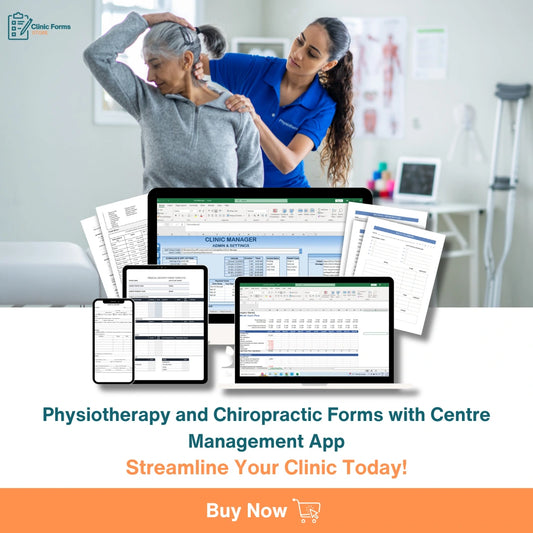 Physiotherapy and Chiropractic Forms with Centre Management App