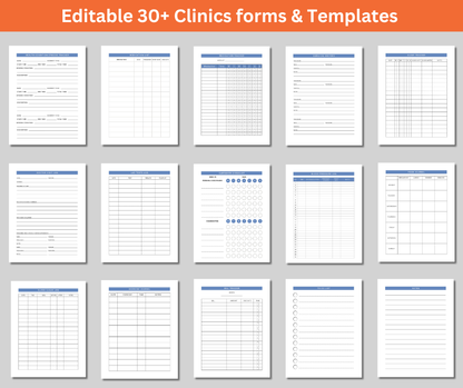 Clinic Software with Patient Forms and Documentation Templates