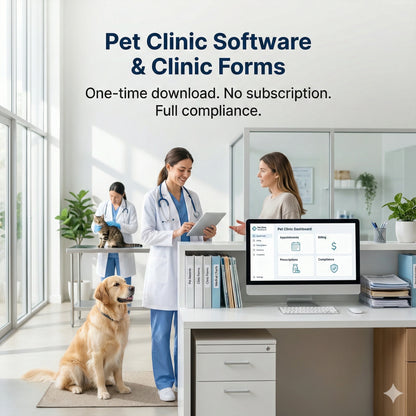 Pet Clinic Software and Veterinary Forms