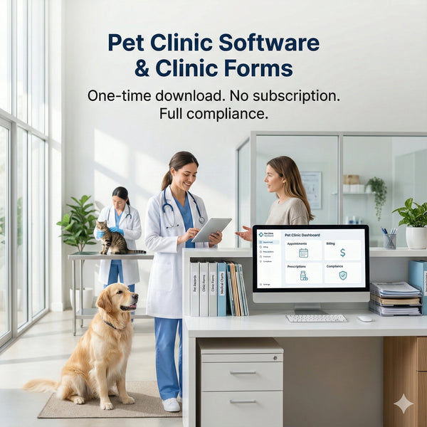 Pet Clinic Software and Veterinary Forms
