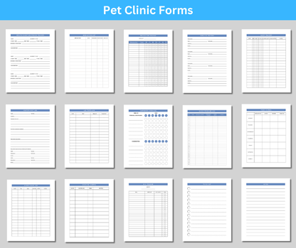 Pet Clinic forms 